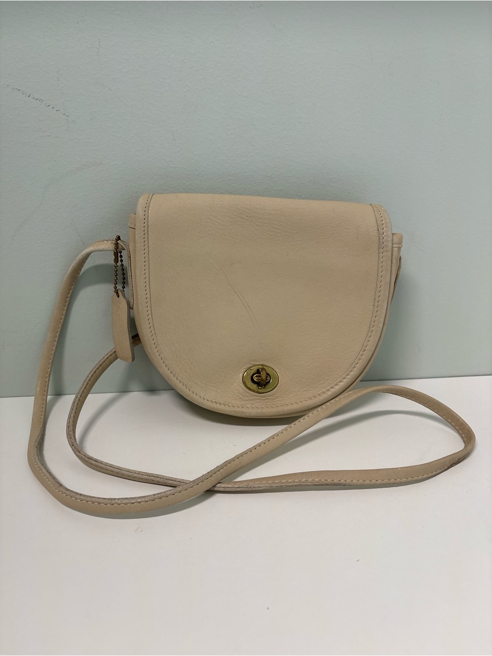 Coach 062 Watson Turnlock Bag in Bone Color